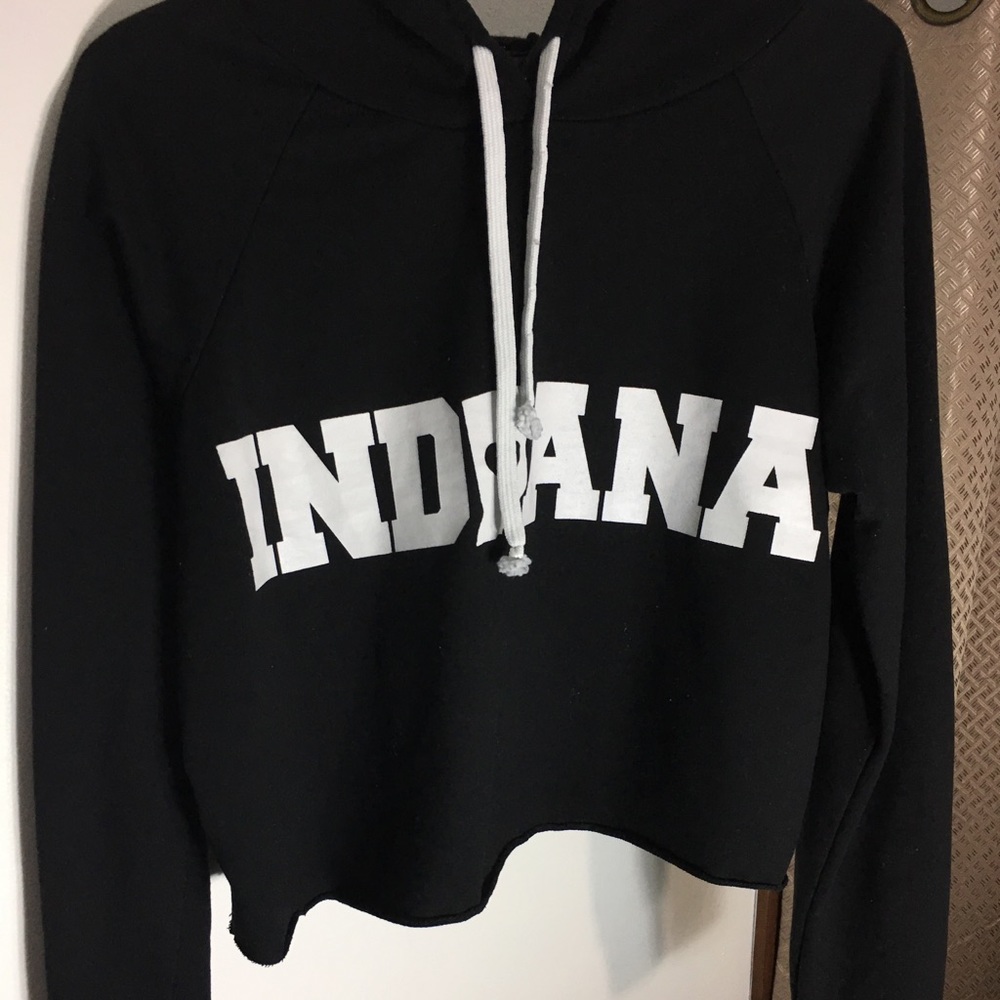Indiana Long Sleeved Cropped Sweatshirt